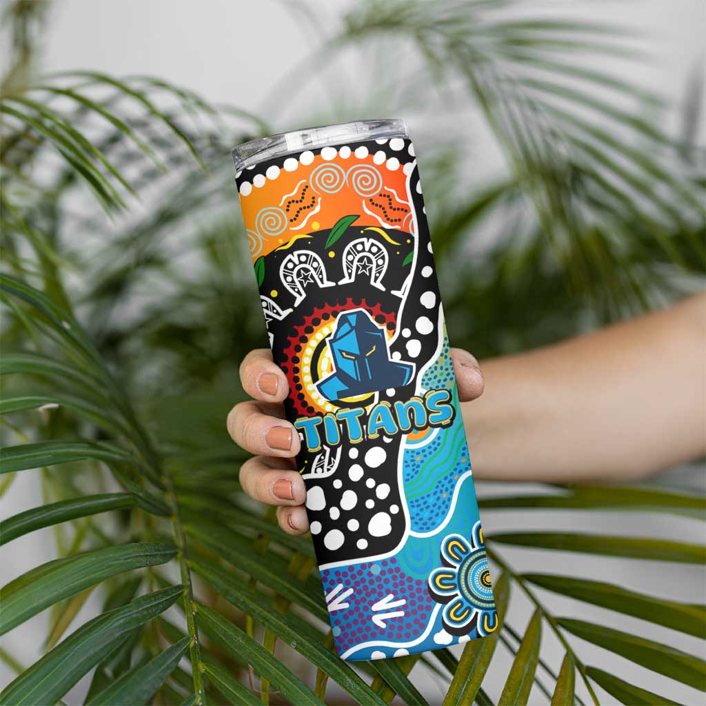 Titans NRL Celebrating 50 Years of Naidoc Skinny Tumbler NAIDOC Week 2025 Aboriginal