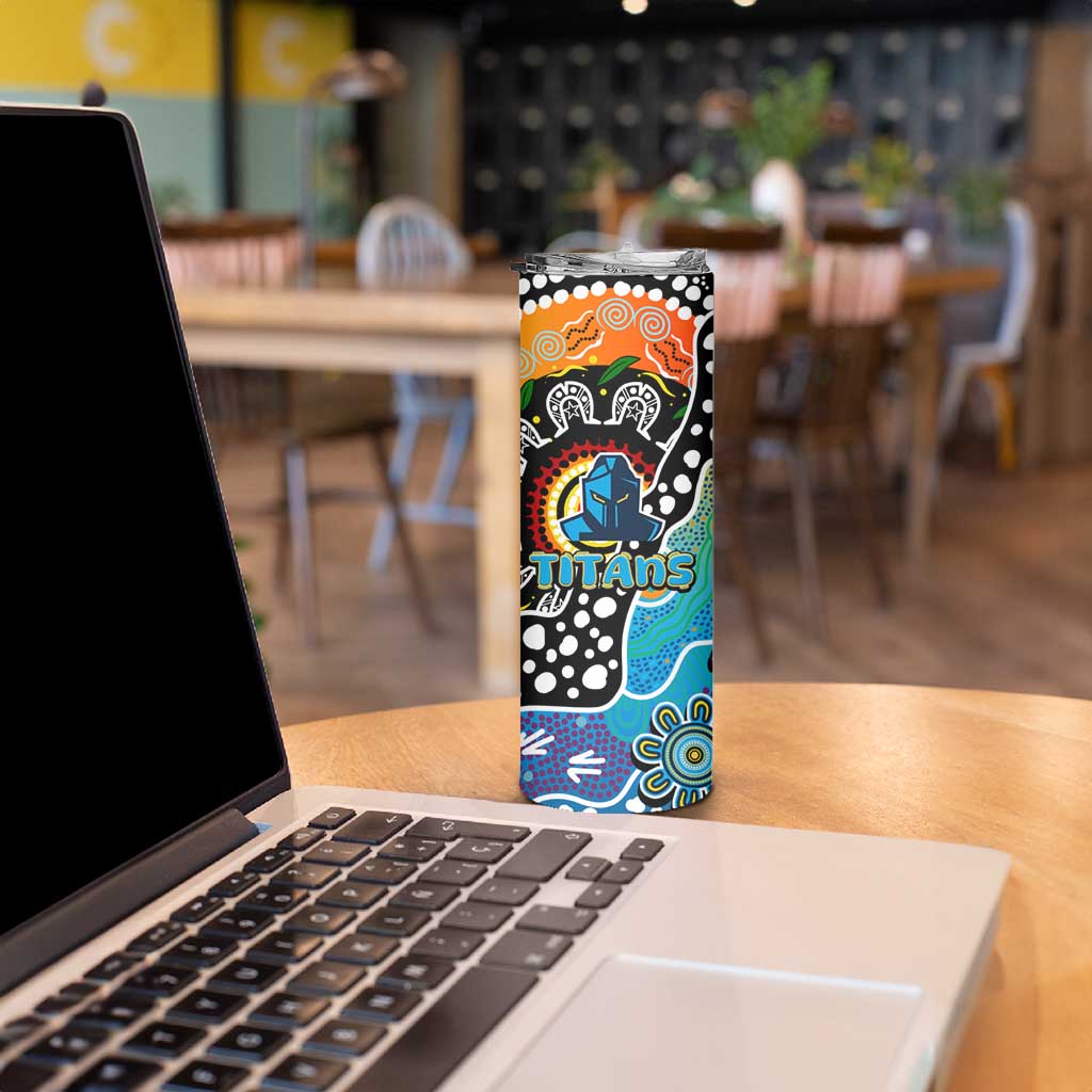 Titans NRL Celebrating 50 Years of Naidoc Skinny Tumbler NAIDOC Week 2025 Aboriginal
