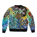 Personalised Titans NRL Celebrating 50 Years of Naidoc Sleeve Zip Bomber Jacket NAIDOC Week 2025 Aboriginal