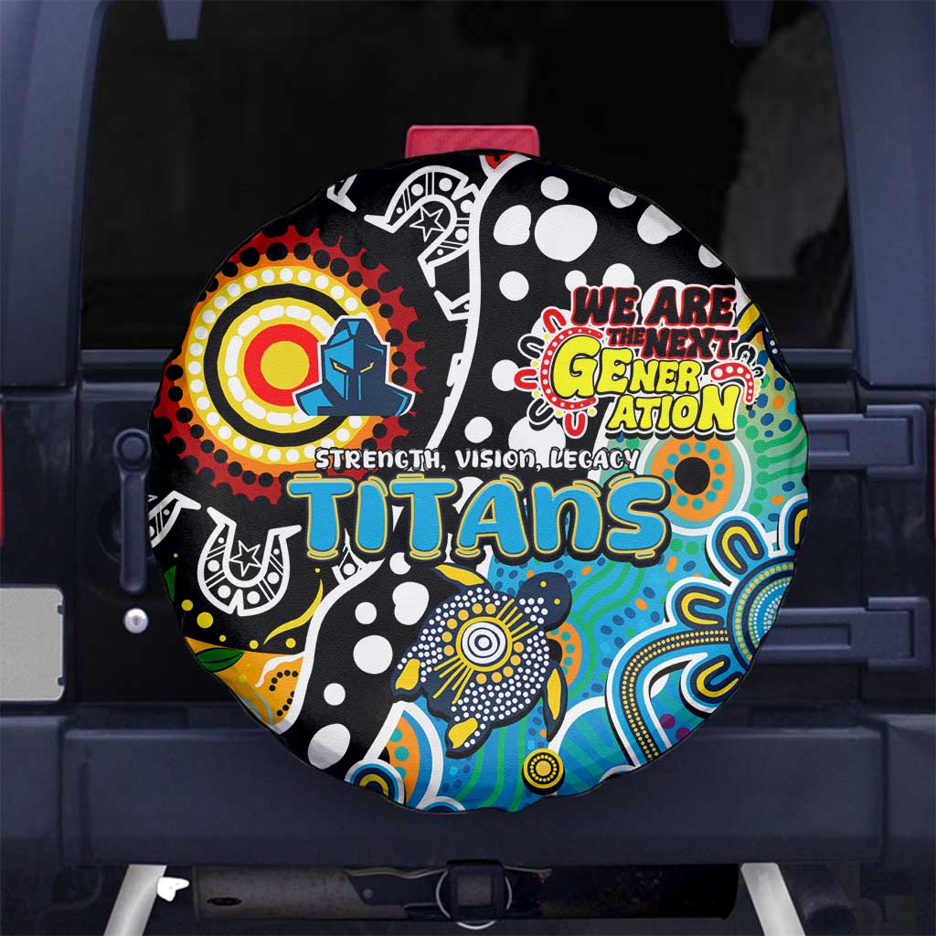 Titans NRL Celebrating 50 Years of Naidoc Spare Tire Cover NAIDOC Week 2025 Aboriginal