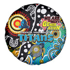 Titans NRL Celebrating 50 Years of Naidoc Spare Tire Cover NAIDOC Week 2025 Aboriginal