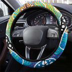 Titans NRL Celebrating 50 Years of Naidoc Steering Wheel Cover NAIDOC Week 2025 Aboriginal