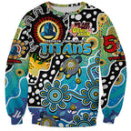 Personalised Titans NRL Celebrating 50 Years of Naidoc Sweatshirt NAIDOC Week 2025 Aboriginal