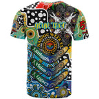 Personalised Titans NRL Celebrating 50 Years of Naidoc T Shirt NAIDOC Week 2025 Aboriginal