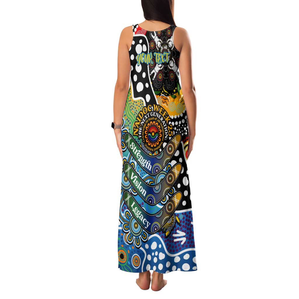 Personalised Titans NRL Celebrating 50 Years of Naidoc Tank Maxi Dress NAIDOC Week 2025 Aboriginal