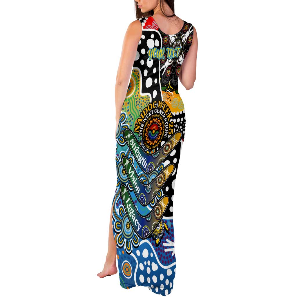 Personalised Titans NRL Celebrating 50 Years of Naidoc Tank Maxi Dress NAIDOC Week 2025 Aboriginal