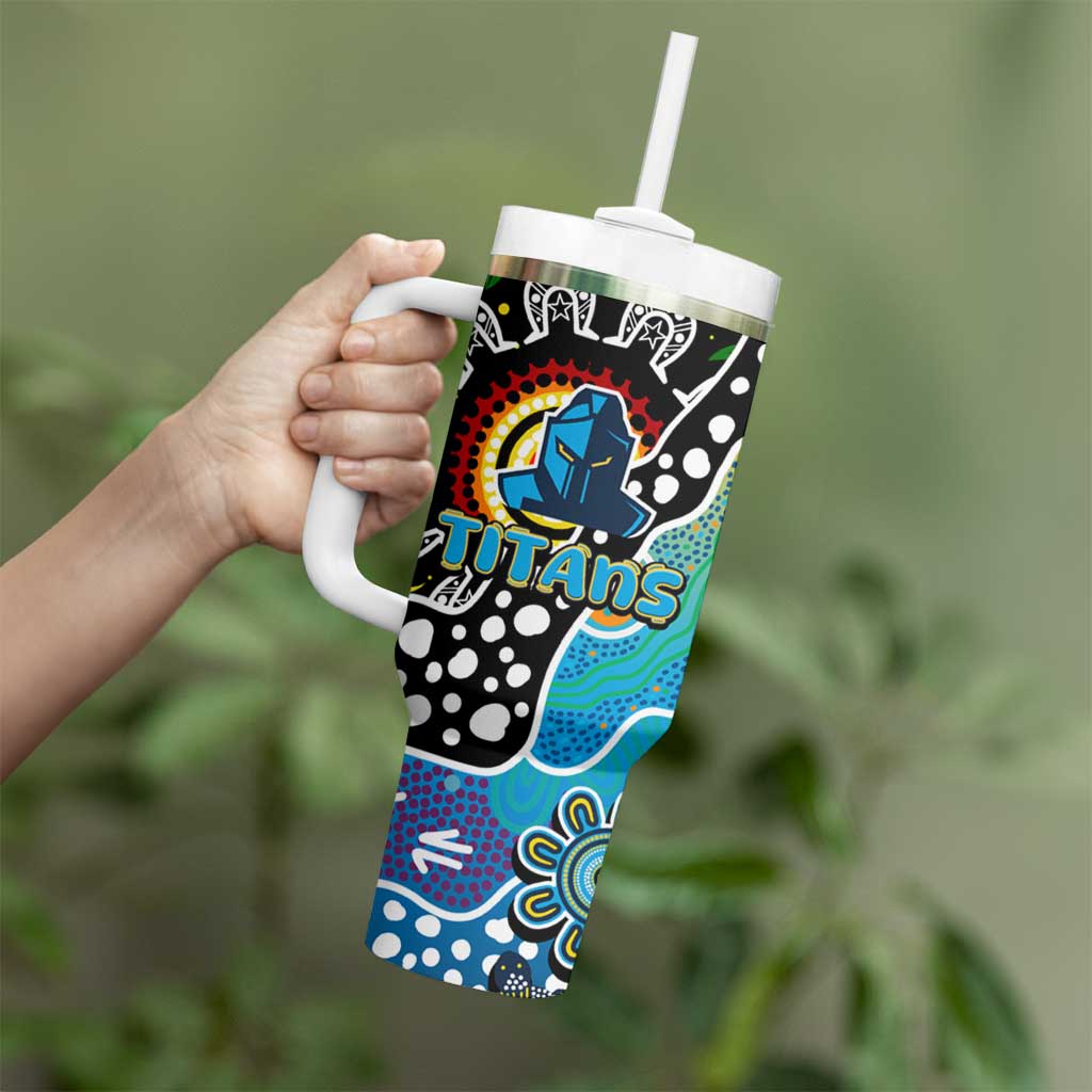 Titans NRL Celebrating 50 Years of Naidoc Tumbler With Handle NAIDOC Week 2025 Aboriginal