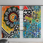 Titans NRL Celebrating 50 Years of Naidoc Window Curtain NAIDOC Week 2025 Aboriginal