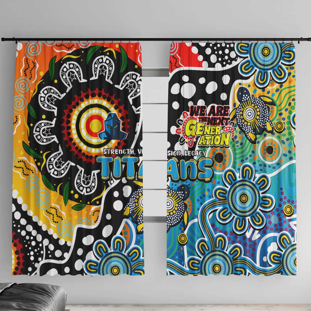 Titans NRL Celebrating 50 Years of Naidoc Window Curtain NAIDOC Week 2025 Aboriginal