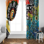 Titans NRL Celebrating 50 Years of Naidoc Window Curtain NAIDOC Week 2025 Aboriginal