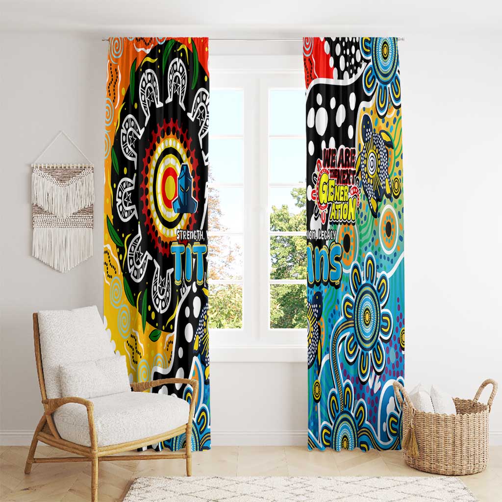 Titans NRL Celebrating 50 Years of Naidoc Window Curtain NAIDOC Week 2025 Aboriginal