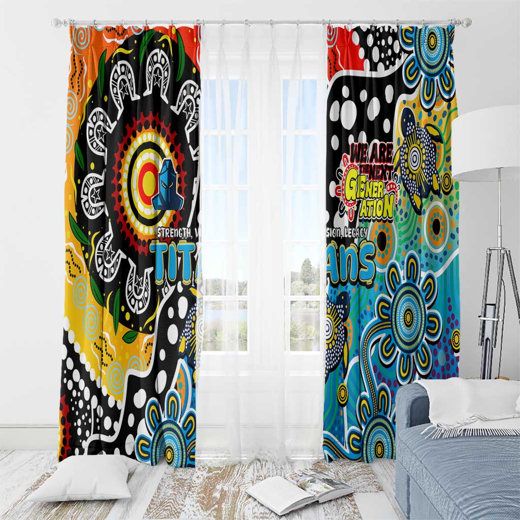 Titans NRL Celebrating 50 Years of Naidoc Window Curtain NAIDOC Week 2025 Aboriginal