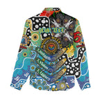 Personalised Titans NRL Celebrating 50 Years of Naidoc Women Casual Shirt NAIDOC Week 2025 Aboriginal