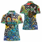 Personalised Titans NRL Celebrating 50 Years of Naidoc Women Polo Shirt NAIDOC Week 2025 Aboriginal