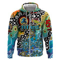 Personalised Titans NRL Celebrating 50 Years of Naidoc Zip Hoodie NAIDOC Week 2025 Aboriginal