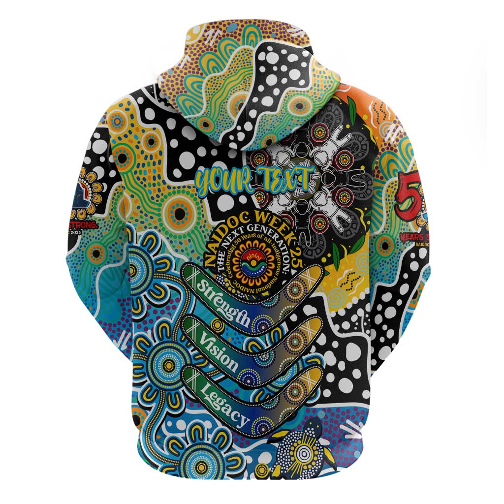Personalised Titans NRL Celebrating 50 Years of Naidoc Zip Hoodie NAIDOC Week 2025 Aboriginal