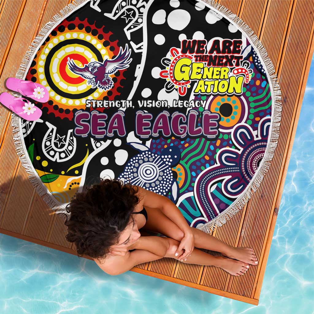 Sea Eagles NRL Celebrating 50 Years of Naidoc Beach Blanket NAIDOC Week 2025 Aboriginal