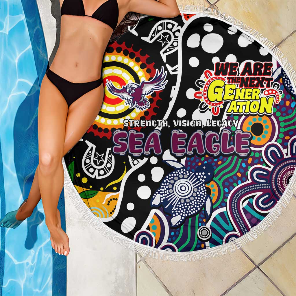 Sea Eagles NRL Celebrating 50 Years of Naidoc Beach Blanket NAIDOC Week 2025 Aboriginal