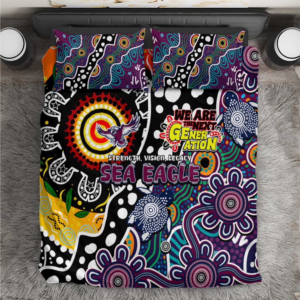 Sea Eagles NRL Celebrating 50 Years of Naidoc Bedding Set NAIDOC Week 2025 Aboriginal