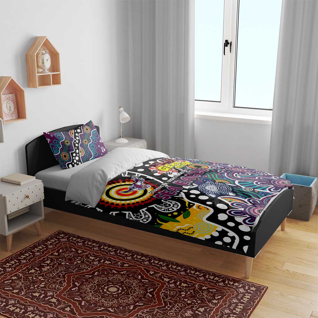 Sea Eagles NRL Celebrating 50 Years of Naidoc Bedding Set NAIDOC Week 2025 Aboriginal