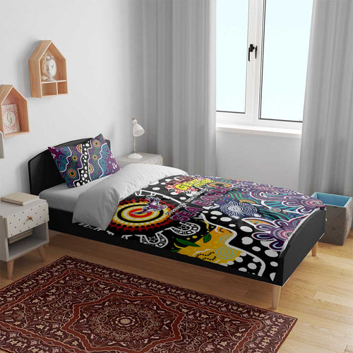Sea Eagles NRL Celebrating 50 Years of Naidoc Bedding Set NAIDOC Week 2025 Aboriginal