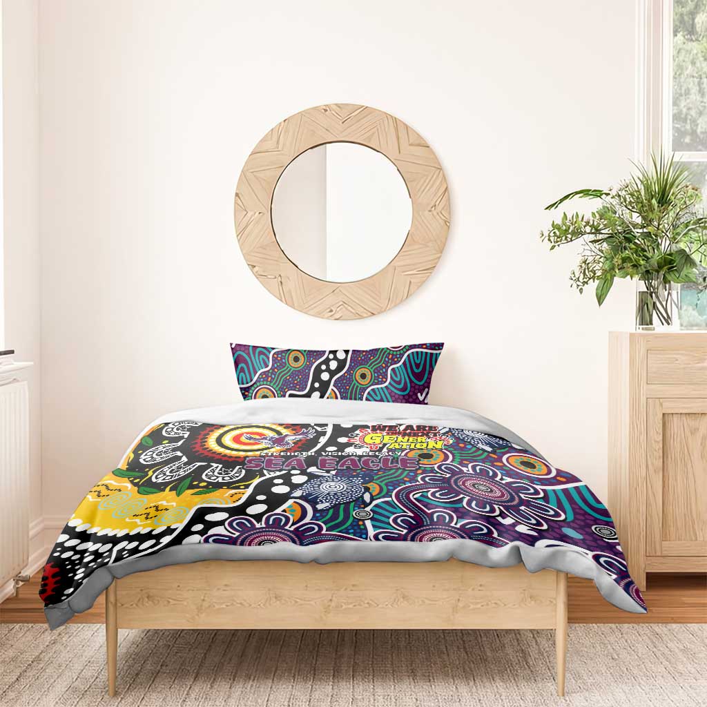 Sea Eagles NRL Celebrating 50 Years of Naidoc Bedding Set NAIDOC Week 2025 Aboriginal