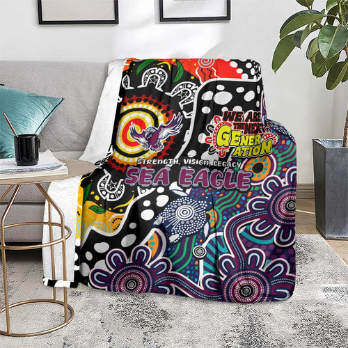 Sea Eagles NRL Celebrating 50 Years of Naidoc Blanket NAIDOC Week 2025 Aboriginal