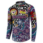 Personalised Sea Eagles NRL Celebrating 50 Years of Naidoc Button Sweatshirt NAIDOC Week 2025 Aboriginal