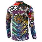 Personalised Sea Eagles NRL Celebrating 50 Years of Naidoc Button Sweatshirt NAIDOC Week 2025 Aboriginal
