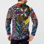 Personalised Sea Eagles NRL Celebrating 50 Years of Naidoc Button Sweatshirt NAIDOC Week 2025 Aboriginal