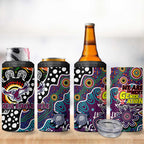 Sea Eagles NRL Celebrating 50 Years of Naidoc 4 in 1 Can Cooler Tumbler NAIDOC Week 2025 Aboriginal