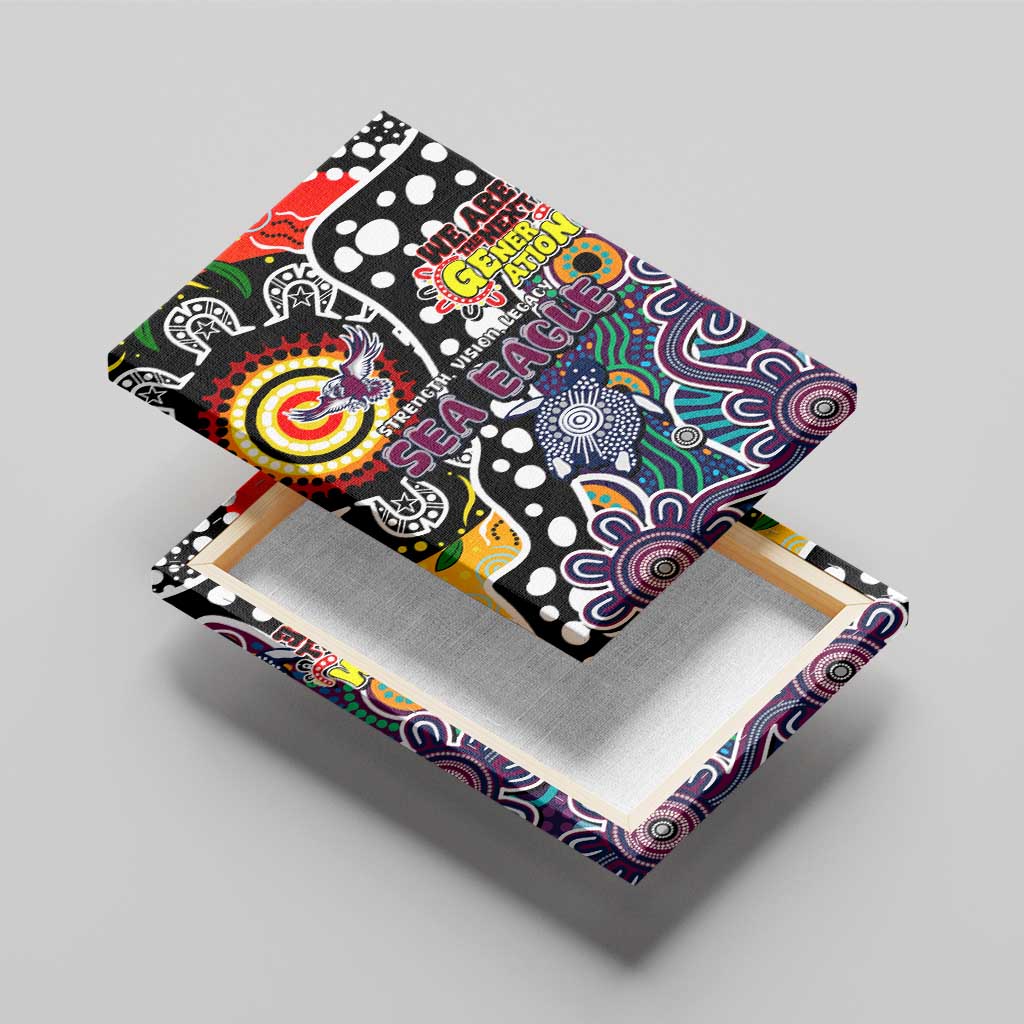 Sea Eagles NRL Celebrating 50 Years of Naidoc Canvas Wall Art NAIDOC Week 2025 Aboriginal