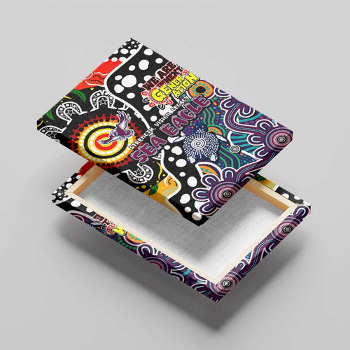 Sea Eagles NRL Celebrating 50 Years of Naidoc Canvas Wall Art NAIDOC Week 2025 Aboriginal
