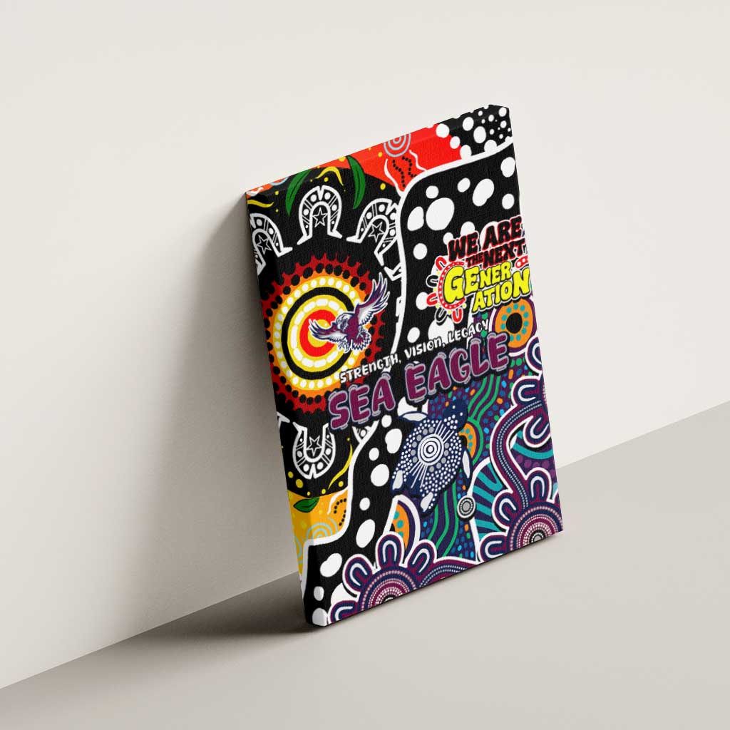 Sea Eagles NRL Celebrating 50 Years of Naidoc Canvas Wall Art NAIDOC Week 2025 Aboriginal