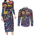 Personalised Sea Eagles NRL Celebrating 50 Years of Naidoc Couples Matching Long Sleeve Bodycon Dress and Long Sleeve Button Shirt NAIDOC Week 2025 Aboriginal