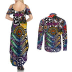 Personalised Sea Eagles NRL Celebrating 50 Years of Naidoc Couples Matching Summer Maxi Dress and Long Sleeve Button Shirt NAIDOC Week 2025 Aboriginal