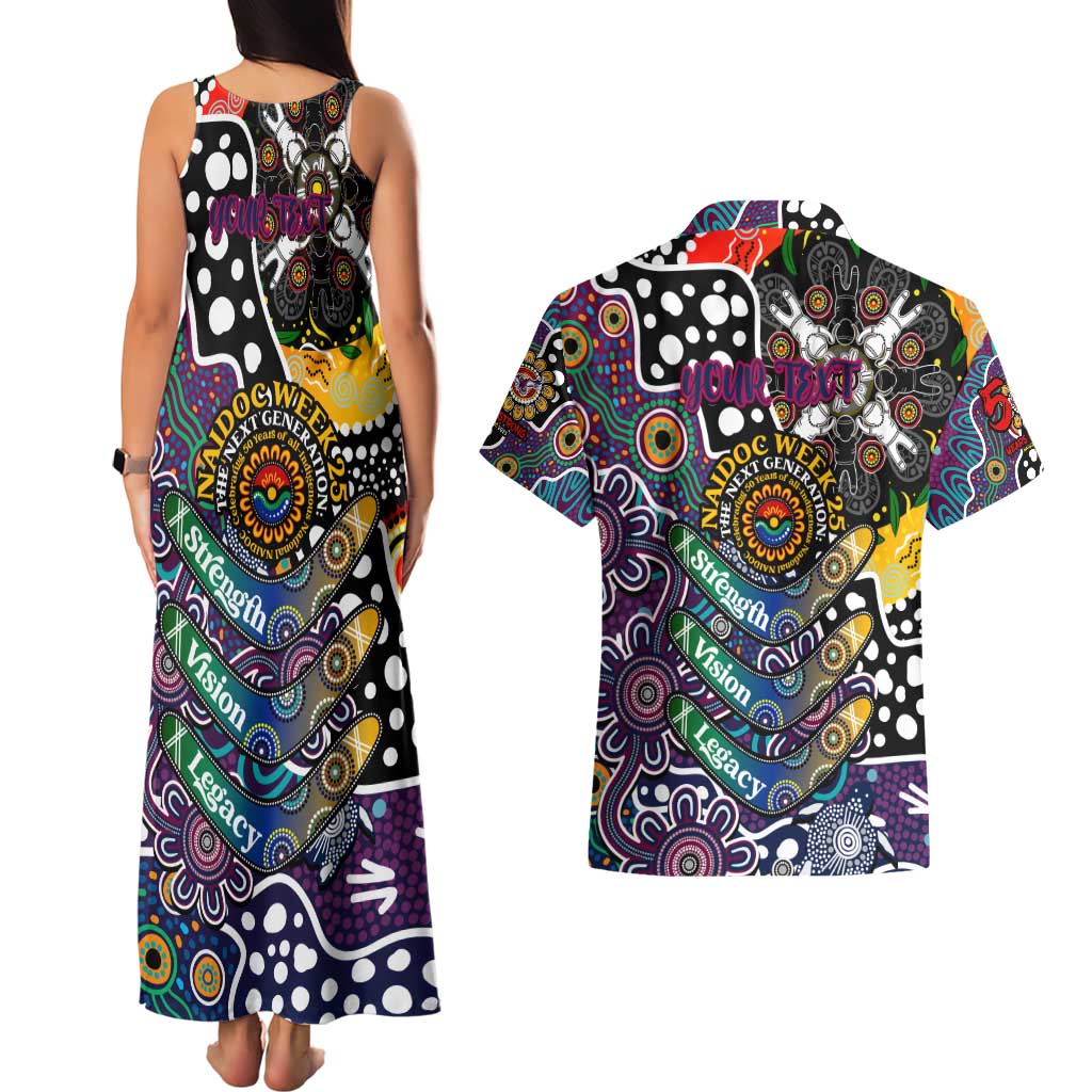 Personalised Sea Eagles NRL Celebrating 50 Years of Naidoc Couples Matching Tank Maxi Dress and Hawaiian Shirt NAIDOC Week 2025 Aboriginal