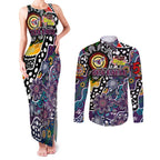 Personalised Sea Eagles NRL Celebrating 50 Years of Naidoc Couples Matching Tank Maxi Dress and Long Sleeve Button Shirt NAIDOC Week 2025 Aboriginal