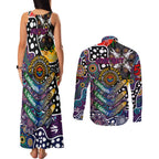 Personalised Sea Eagles NRL Celebrating 50 Years of Naidoc Couples Matching Tank Maxi Dress and Long Sleeve Button Shirt NAIDOC Week 2025 Aboriginal