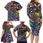 Personalised Sea Eagles NRL Celebrating 50 Years of Naidoc Family Matching Long Sleeve Bodycon Dress and Hawaiian Shirt NAIDOC Week 2025 Aboriginal