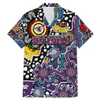 Personalised Sea Eagles NRL Celebrating 50 Years of Naidoc Family Matching Mermaid Dress and Hawaiian Shirt NAIDOC Week 2025 Aboriginal