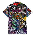 Personalised Sea Eagles NRL Celebrating 50 Years of Naidoc Family Matching Mermaid Dress and Hawaiian Shirt NAIDOC Week 2025 Aboriginal
