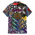 Personalised Sea Eagles NRL Celebrating 50 Years of Naidoc Family Matching Summer Maxi Dress and Hawaiian Shirt NAIDOC Week 2025 Aboriginal