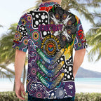 Personalised Sea Eagles NRL Celebrating 50 Years of Naidoc Hawaiian Shirt NAIDOC Week 2025 Aboriginal