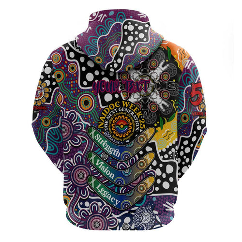 Personalised Sea Eagles NRL Celebrating 50 Years of Naidoc Hoodie NAIDOC Week 2025 Aboriginal