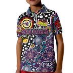 Personalised Sea Eagles NRL Celebrating 50 Years of Naidoc Kid Polo Shirt NAIDOC Week 2025 Aboriginal