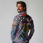 Personalised Sea Eagles NRL Celebrating 50 Years of Naidoc Long Sleeve Polo Shirt NAIDOC Week 2025 Aboriginal