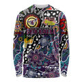 Personalised Sea Eagles NRL Celebrating 50 Years of Naidoc Long Sleeve Shirt NAIDOC Week 2025 Aboriginal