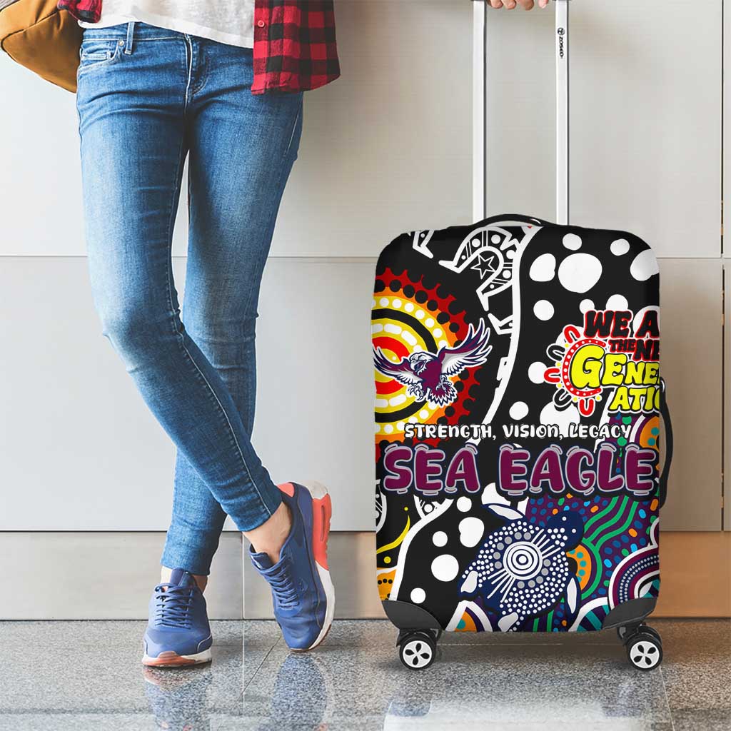 Sea Eagles NRL Celebrating 50 Years of Naidoc Luggage Cover NAIDOC Week 2025 Aboriginal