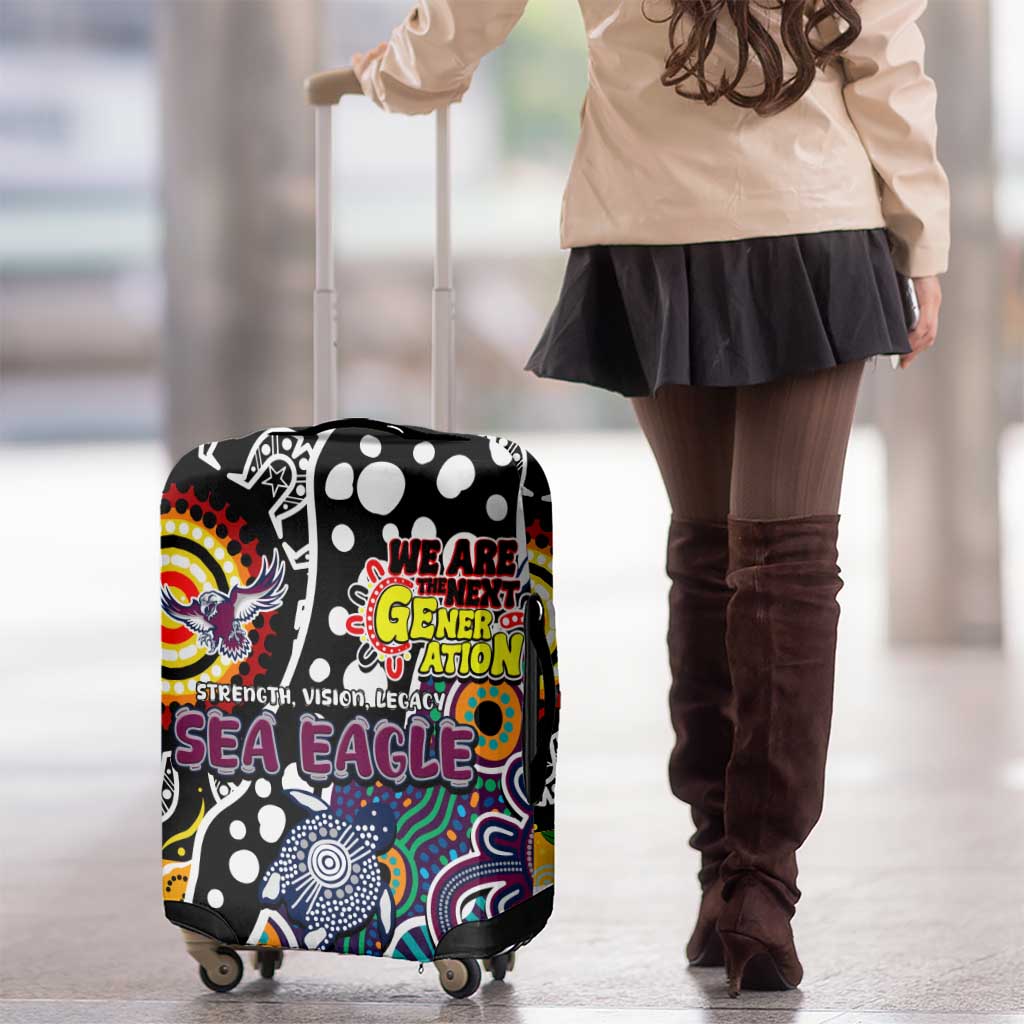 Sea Eagles NRL Celebrating 50 Years of Naidoc Luggage Cover NAIDOC Week 2025 Aboriginal